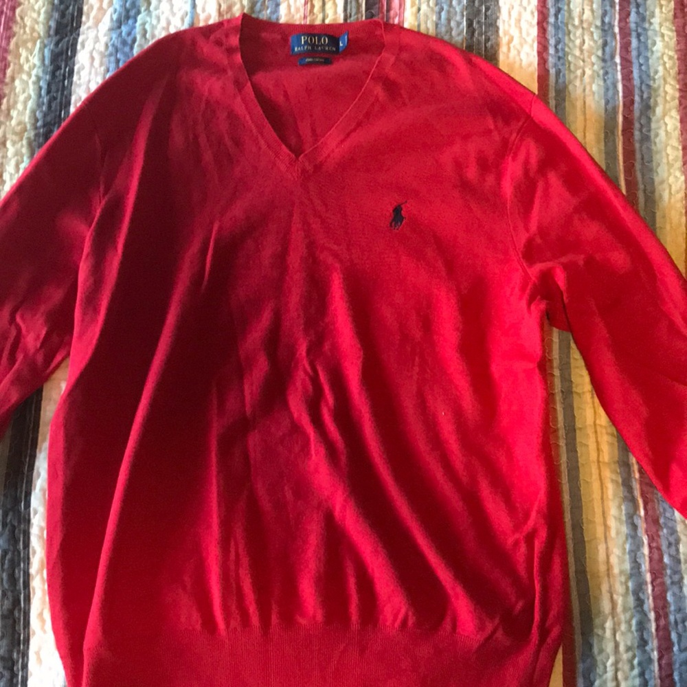 Men’s Polo Ralph Lauren V Neck Long Sleeve
